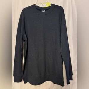 Grey Long Sleeve Sweater fleece